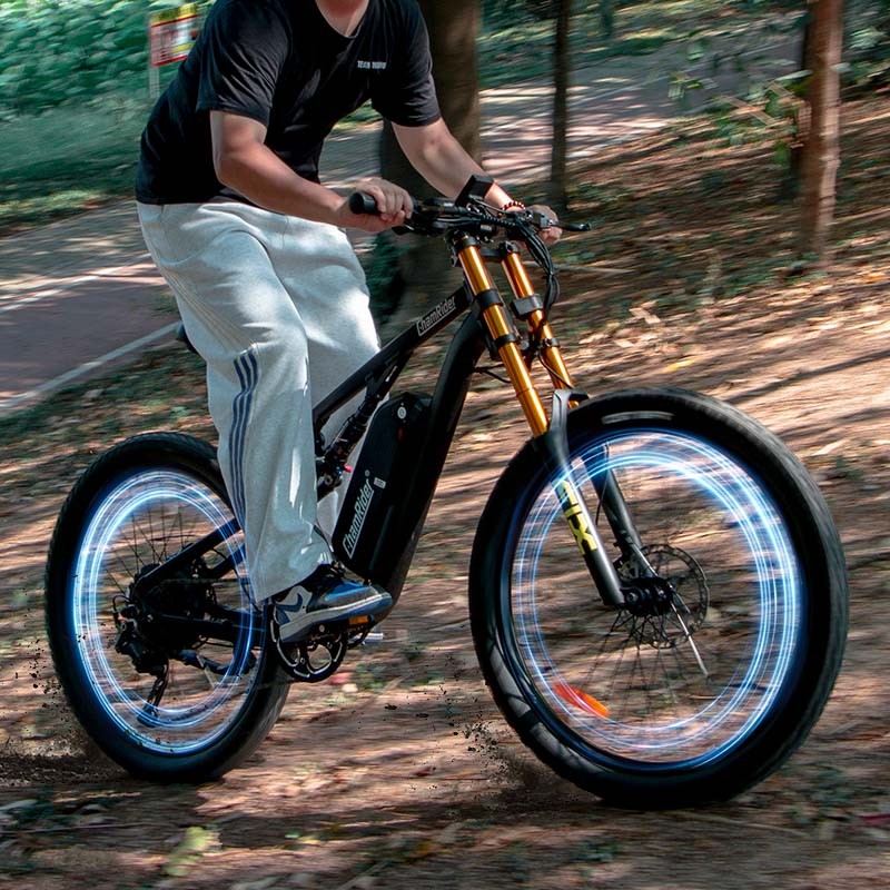 ChamRider DH420 em utilização real em trilho de montanha
