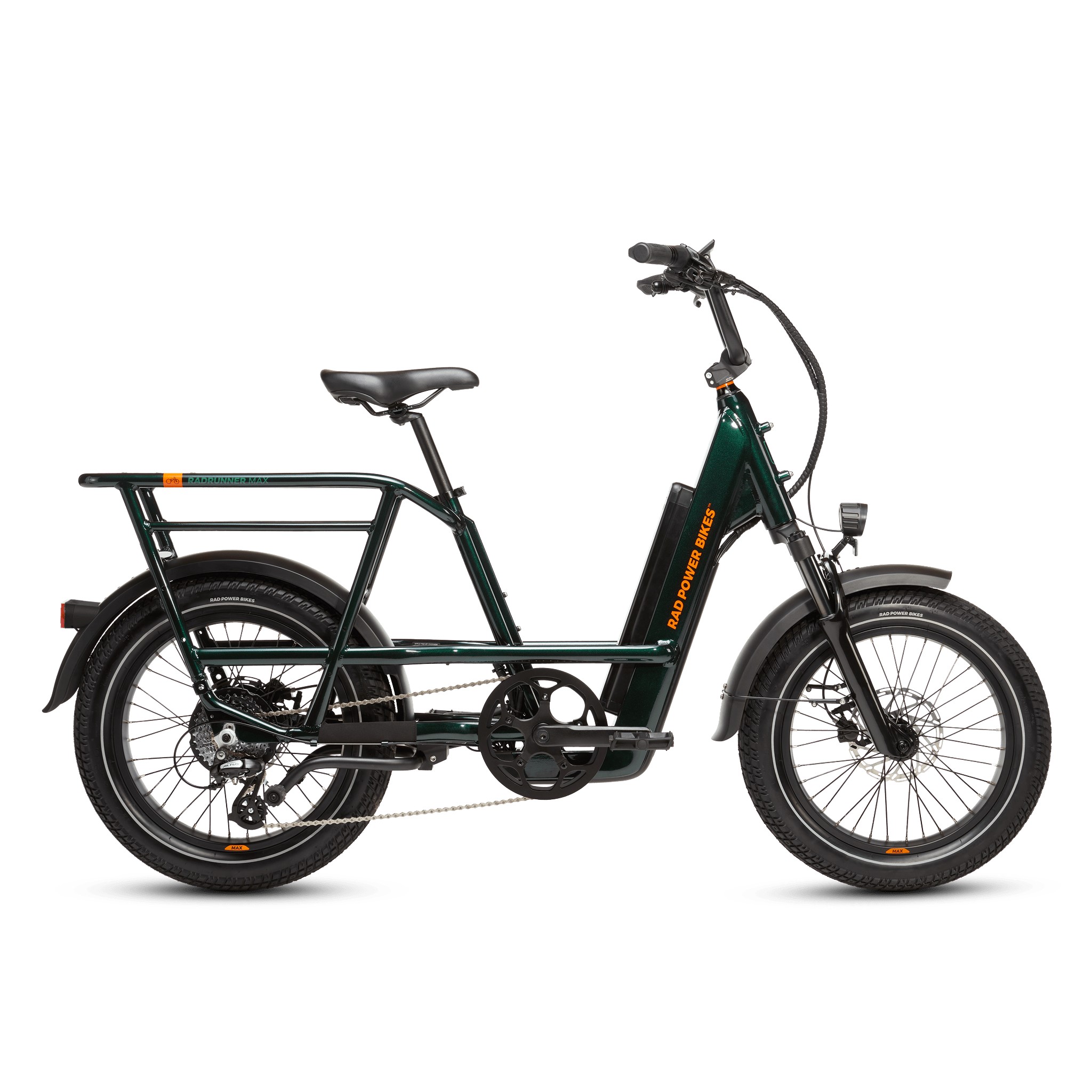 RadRunner Max — verde esmeralda, vista lateral