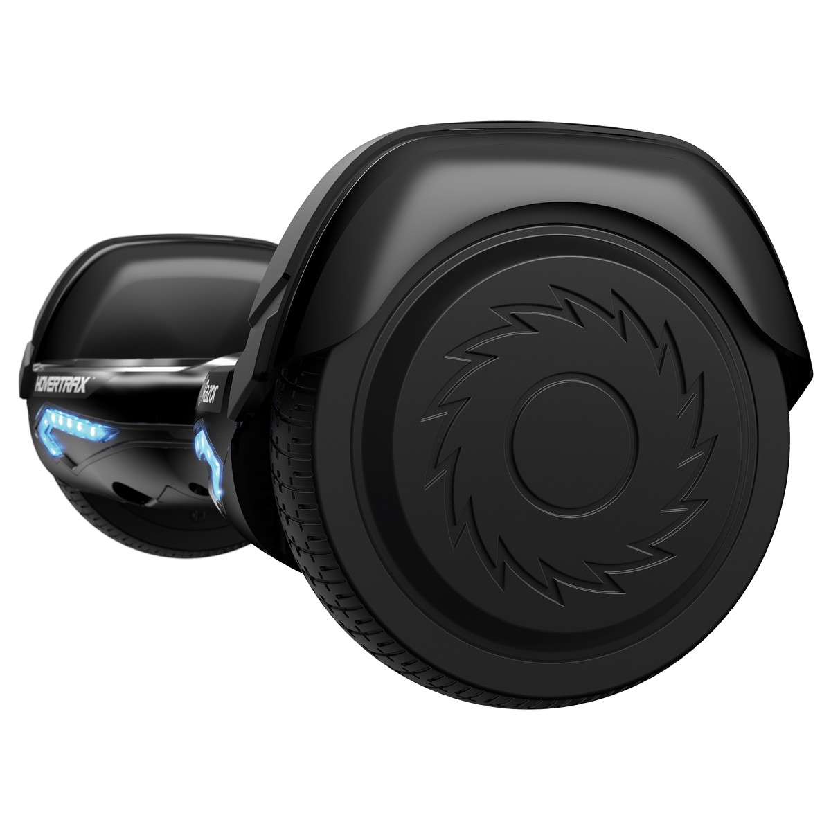 Razor Hovertrax 2.0 — pormenor da roda com luzes LED